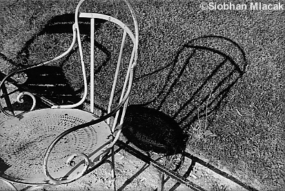Jardin du Luxembourg - chaise et deux ombres